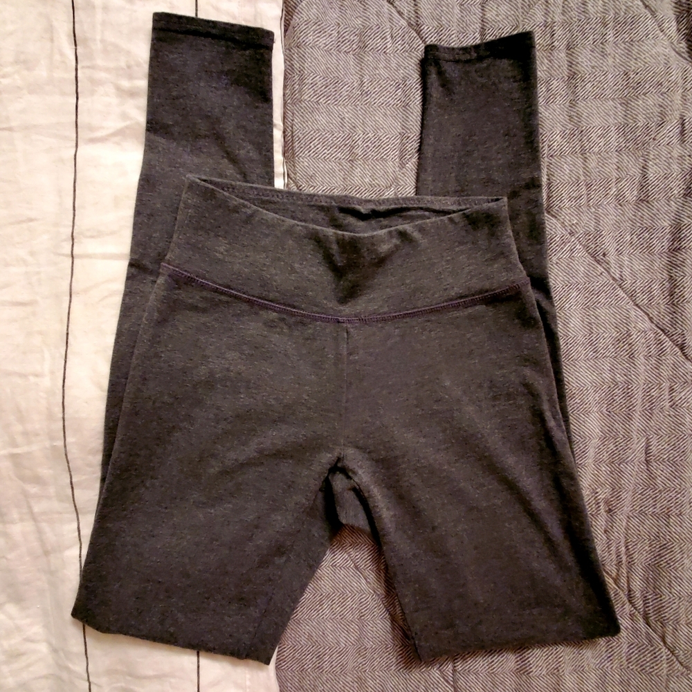 Aerie Chill Play Move Heather Gray Leggings Sz Small